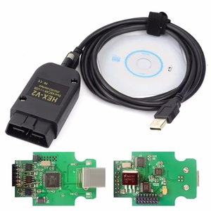 Vcds vagcom อินเตอร์เฟซ vcdscan HEX ปรับปรุง V2 25.3สำหรับ VW สำหรับ Audi Skoda ที่นั่งเครื่องมือวินิจฉัยรถยนต์หลายภาษา - Product Image 5