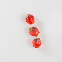Bonbons aromatisés aux fruits 3D personnalisés OEM, assortiment de bonbons durs transparents