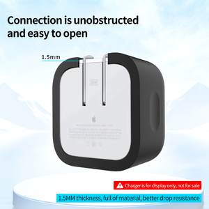 Chargeurs de téléphone portable en silicone souple en gros à prix d'usine en ligne pour adaptateur secteur mini double USB-C <span class=keywords><strong>35W</strong></span> <span class=keywords><strong>Apple</strong></span> - Product Image 4