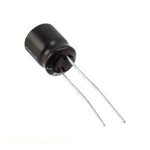 ตัวเก็บประจุแบบมีรู100 uF 20% 35V ตัวเก็บประจุแบบ URZ1V101MPD1TA ผ่านรูโหว่100 uF - Product Image 1