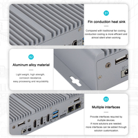 Boîtier AI Edge industriel 8 canaux en aluminium ND-RK3588 Rockchip, 8+64 Go, 6 TOPS, préinstallé, en stock (optionnel)