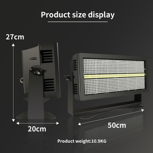 AICPOSE - Nueva Luz Estroboscópica DMX de 400w para Escenario, Resistente al Agua IP65, 24 Segmentos RGB 3en1 - Product Image 4