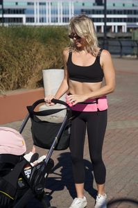 Free Sample Hydration Waist Pack with Storage <b>Pocket</b> & Run Flask 22oz Adjustable <b>Belt</b> Running, Hiking, Camping, Cycling - Product Image 4