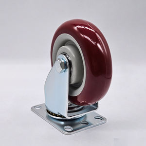 4-Zoll-Lenk rollen mit 100kg Tragfähigkeit 360-Grad-Kugellager Langlebiges Design für Wagen und Möbel - Product Image 4