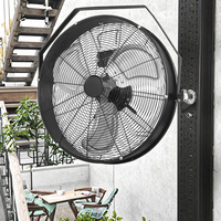 Ventilateur industriel à tambour en métal mural de qualité supérieure de 18/20 pouces: le confort rencontre le style