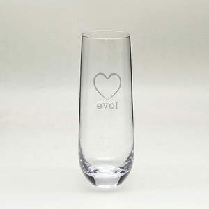 Flûtes à <span class=keywords><strong>champagne</strong></span> gravées de cristal clair, pour <span class=keywords><strong>mariage</strong></span>, 1 pièce - Product Image 2