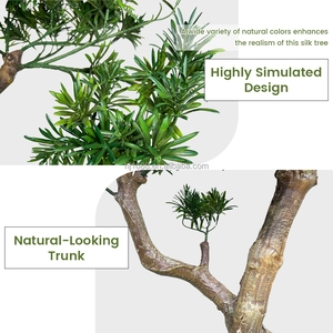 Albero di Pino Artificiale Grande 190CM Verde Realistico di Alta Qualità Finto Podocarpus Macrophyllus per Decorazione <span class=keywords><strong>Casa</strong></span> Giardino Hotel - Product Image 3