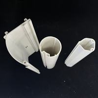 Accessoires de stores enrouleurs en plastique en gros pour usine, kit complet de garnitures pour rail supérieur et inférieur de 38 mm pour stores enrouleurs de fenêtre