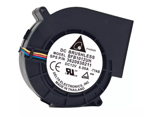 Lisheng 9733BFB1012UH12V6A Kunststoff-Turbinenlüfter Warmluft-Grillofen Abluftventilator - Product Image 5