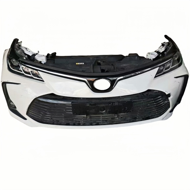 Used Fenghua Black Front Bumper for for Upgrade Facelift Heat Dissipation Fan Cut-Outs for Fog Lights 1 Year Warranty