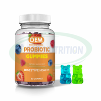 Ausreson OEM Probiotique Gommeux Complément Alimentaire Multivitaminé Superfruits Probiotiques Gommeux pour Femmes pour la Santé Vaginale