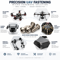 Kit de fixation OEM pour drones UAV – Écrous de blocage en nylon et métal à bride dentée, anti-vibration