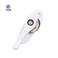 Ensemble de verrouillage de poignée de fenêtre coulissante en plastique moderne serrure de lune pour accessoires de quincaillerie de porte et de fenêtre pour hôtels-vente en gros d'usine