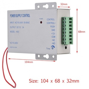 Cửa kiểm soát truy cập hệ thống chuyển mạch cung cấp điện <span class=keywords><strong>12V</strong></span> 3A đầu vào 100-260V <span class=keywords><strong>Power</strong></span> <span class=keywords><strong>Adapter</strong></span> P03 cho Ổ Khóa Cửa Điện - Product Image 6