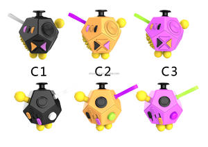 Grosir Pabrik mainan Fidget 12 sisi kubus Fidget dadu dan terapi fisik pekerjaan, Fidget Dodecagon - Product Image 3