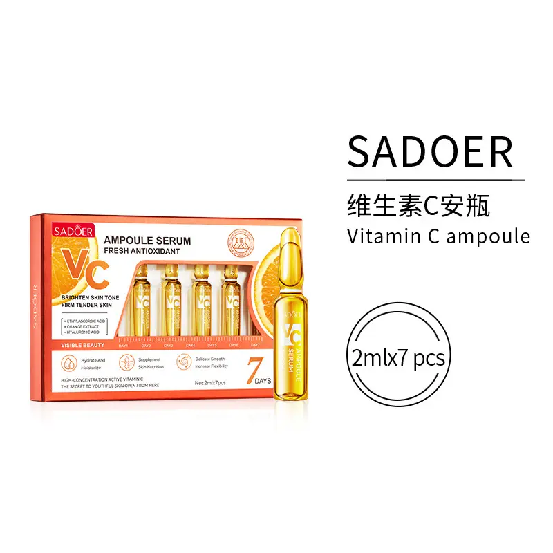 Serum Vitamin C Axit Hyaluronic Hữu Cơ Nguyên Chất Cho Mặt, Serum Vitamin C Tự Nhiên Nhãn Hiệu Riêng, Serum Chăm Sóc Da Mặt Vitamin C