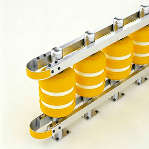 Barrière de collision pour autoroute à double poutre thermolaquée en acier Q235, amortisseur de collision, barrière à câbles Sigma Post, prix usine, fiable - Product Image 1
