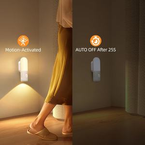 Lampe LED rechargeable USB pour armoire, design moderne sans fil avec détecteur de mouvement, abat-jour en PC pour chambre à coucher, disponible en tailles 20cm/30cm/40cm/60cm - Product Image 3