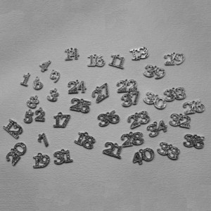 พวงกุญแจสำหรับทำปลอกคอสัตว์เลี้ยง DIY เครื่องประดับผู้หญิง จี้สร้อยคอรูปหยดน้ำ หมายเลข 0 ถึง 100 คริสตัลตกแต่งแบบแขวน - Product Image 2