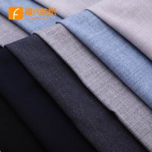 Tela de Traje de Mezcla de Poliéster, Rayón, Lana y Elastano al por Mayor de Fábrica para Ropa de Hombre, Tela de Sarga Tejida de Lana para Traje y Blazer - Product Image 2