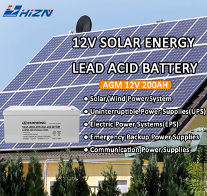 Agm <span class=keywords><strong>12V</strong></span> 200AH kín bảo trì miễn phí có thể sạc lại pin cho viễn thông và up hệ thống - Product Image 3