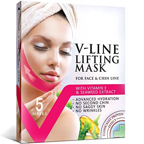 V Lijn Masker Kin Up Patch Dubbele Kin Reducer Chin Masker V Up Contour Aanscherping Verstevigende Gezicht Lift V Vormige afslanken Gezichtsmasker