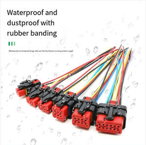 DJ7026Y-1.6車の配線用ハーネス防水プラグ、2/3/4/6/8/12燃料噴射コネクタ、ソレノイドバルブソケット、ワイヤー長さ15cm - Product Image 4