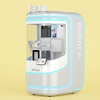 Máquina comercial de helado suave, máquina automática de helado suave de 7 sabores