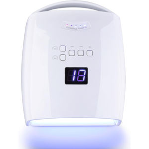 Lampe à ongles rechargeable pas chère avec poignée, sécheuse de vernis gel à lumière rouge, lampe UV pour ongles sans fil 48W, lampe UV LED pour ongles - Product Image 1