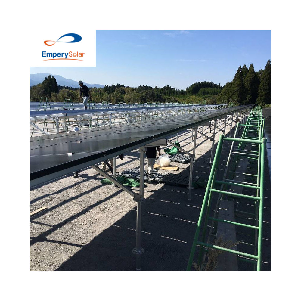 solar panels ground mount array adjustable