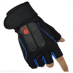 Guantes Deportivos Unisex Personalizados de Medio Dedo para Gimnasio, Fitness, Cross Training, Antideslizantes, Antibacterianos, para Levantamiento de Pesas - Product Image 1