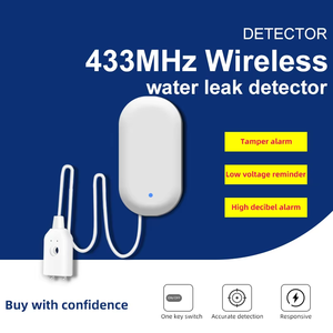 Détecteur de fuite d'eau <span class=keywords><strong>portable</strong></span> intelligent pour la maison connectée IoT, portée 100-200m, 433/315MHz, ABS, Wi-Fi, capteur de mouvement PIR intelligent Tuya, alarme complète - Product Image 5