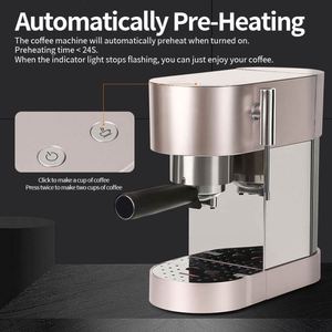 20 Bar Professional Expresso Coffee Maker Personal Espresso Coffee <b>Machine</b> for Home Use - Product Image 3