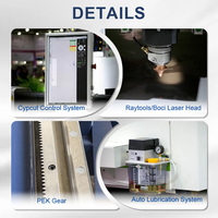 Machine de découpe laser fibre CNC pour tôles et tubes, idéale pour les structures en acier, portails, cadres de portes et garde-corps, 1500W-12000W