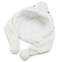 Gorro de Peluche de Panda Suave, Accesorio de Fiesta Personalizado, Gorro de Animal de Peluche de Panda, Gorro Divertido y Cálido para el Invierno