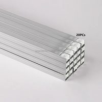 Sous-dispositif de lumière d'escalier BS-L2 de 1 mètre, 20 pièces double blanc 2700K-6500K, barre lumineuse à LED de profil PIR capteur COB LED bande lumineuse 24V