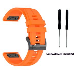 <span class=keywords><strong>Gamin</strong></span> Jiamin Fenix8 Correa de silicona de liberación rápida Correas de <span class=keywords><strong>reloj</strong></span> inteligente para Fenix6 6X Fenix5 5X - Product Image 4