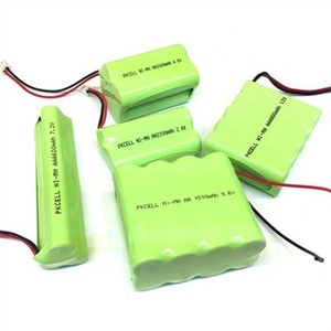 산업 지원 사용 AA2000mAh Ni-Mh 12 볼트 충전식 배터리 팩 와이어 커넥터 - Product Image 6