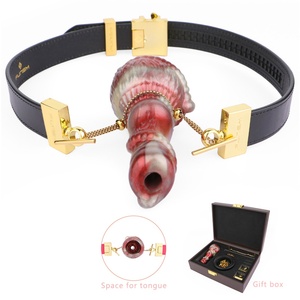 ชุดอุปกรณ์พันธนาการทางเพศ FUNSM Spiritual Desire Gag Leather Bondage SM Game พร้อมที่ปิดปากซิลิโคนพรีเมียม ปลอกคอหนัง ชุดของเล่นทางเพศสำหรับผู้ที่ชื่นชอบเฟติช ขายส่งสำหรับทุกเพศ - Product Image 1