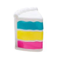 Nouvelle balle à presser en plastique en forme de cornet de crème glacée - Le design peut varier