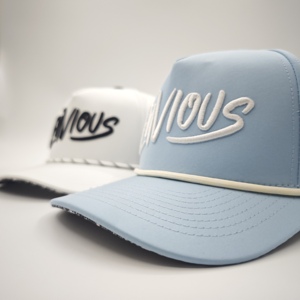 Gorra de Golf Impermeable de 5 Paneles de Tela Sostenible, Logotipo Bordado Personalizado, MOQ Bajo, OEM, Perforada con Láser, Ecológica, Deportiva - Product Image 4
