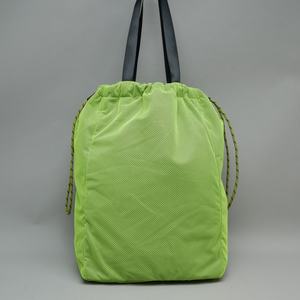 New Arrival Designer Mesh Zipper Light Yellow Women Shopper <b>Shoulder</b> <b>Medium</b> Volume Shopper - Product Image 6