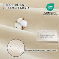 Oreiller en coque de sarrasin de Tartarie réglable - Housse 100% coton biologique, soutien cervical ferme et hauteur personnalisable pour un sommeil profond