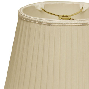 HMS 12 \ "paralume di Shantung in avorio con struttura in metallo con struttura a cono in tessuto PVC - Product Image 2