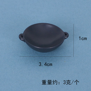 Accessori in Miniatura per Cucina di Casa delle Bambole, Giocattoli Alimentari in Miniatura, Pentole, Ciotole, Vassoi, Utensili da Cucina, Decorazioni Fai-da-Te - Product Image 6