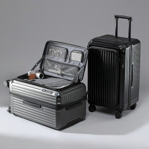 Grande <span class=keywords><strong>valise</strong></span> rigide extensible à ouverture par le haut avec roulettes pivotantes, coque rigide tout en PC, bagage cabine - Product Image 4