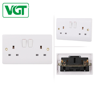 <strong>Butt</strong> Light <strong>Plug</strong> VGT CV13 OEM 250V British Standard 13A <strong>UK</strong> 3 Pin Electrical <strong>Plug</strong>,wall Socket <strong>Plug</strong> Switch and Socket Manufacture - Product Image 4