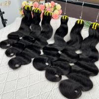 Extensiones de Cabello Humano Virgen Vietnamita Ondulado Natural 15A, 100% Sin Procesar, para Trenzas