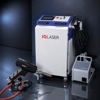 Machine de soudage laser HWE directe d'usine, soudeuse laser à fibre portable 4 en 1 pour métal, haute qualité