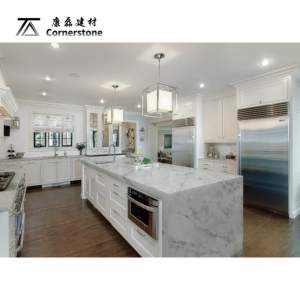 Sıcak satış olmayan gözenekli Calacatta altın kuvars levha leke ve çizilmeye dayanıklı - Product Image 4